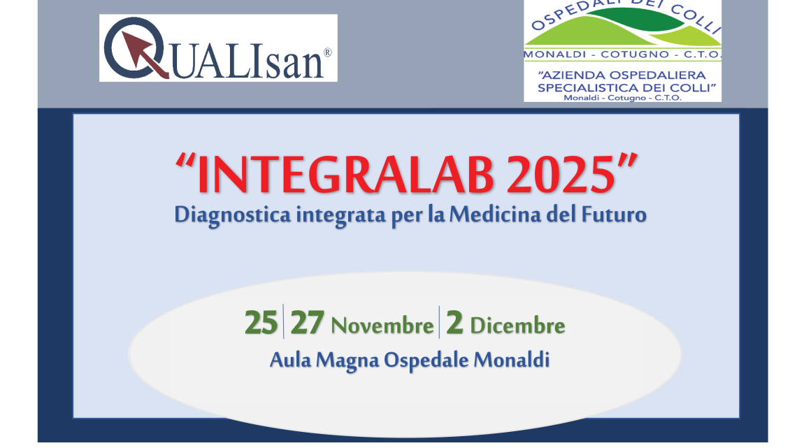 Napoli, corso ECM gratuito “Integralab 2025 – Diagnostica Integrata per la Medicina del Futuro”